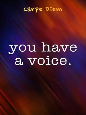 cover image of You Have a Voice